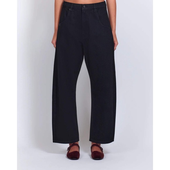 ROUCHA Black Duchamp Denim Baggy Relaxed Fit Size 34x36 - Picture 1 of 9